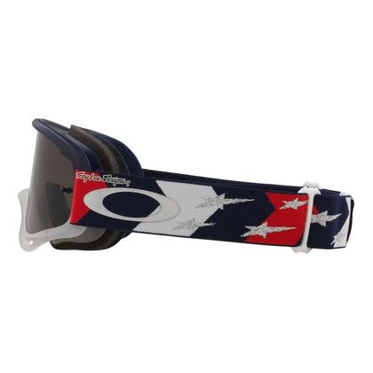 Masque cross Oakley O Frame MX TLD RWB Stars Dark Grey 2026 - Bleu