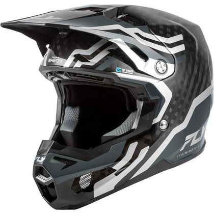 Casque cross Fly FORMULA S - CARBON BYTE 2026 - Gris / Gris Ref : FL1773 