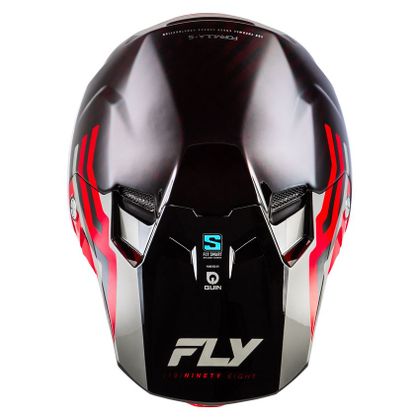 Casque cross Fly FORMULA S - CARBON BYTE 2026 - Noir / Rouge