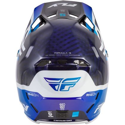 Casque cross Fly FORMULA S - CARBON BYTE 2026 - Bleu