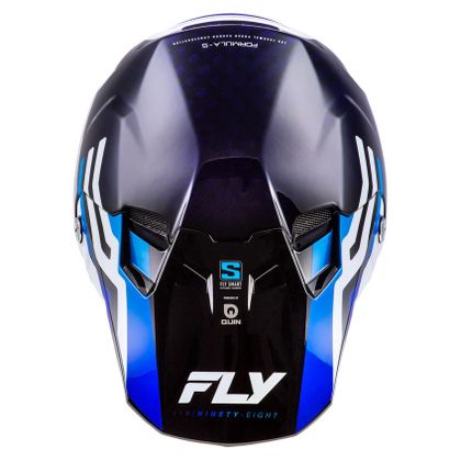 Casque cross Fly FORMULA S - CARBON BYTE 2026 - Bleu