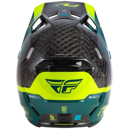 Casque cross Fly FORMULA S - CARBON BYTE 2026 - Jaune / Noir