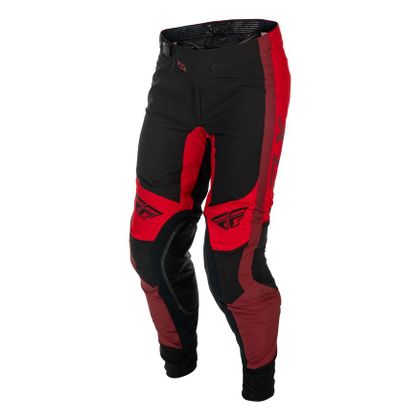 Pantalon cross Fly LITE 2026 - Noir / Rouge Ref : FL1829 
