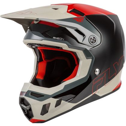 Casque cross Fly FORMULA CC - GLIDE 2026 - Noir / Rouge Ref : FL1778 