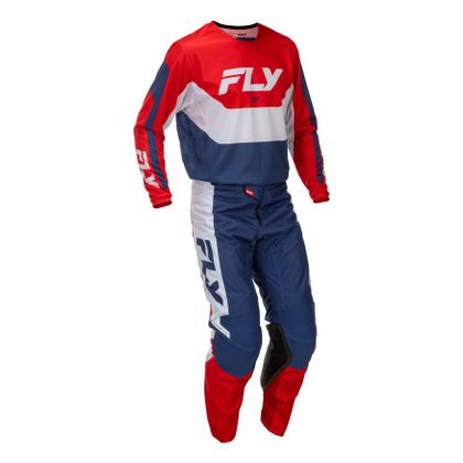 Fly KINETISCH 2026 Cross-Trikot - Schwarz / Rot