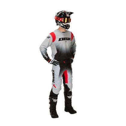 Fly KINETISCH - DBK 2026 Cross-Trikot - Grau / Grau