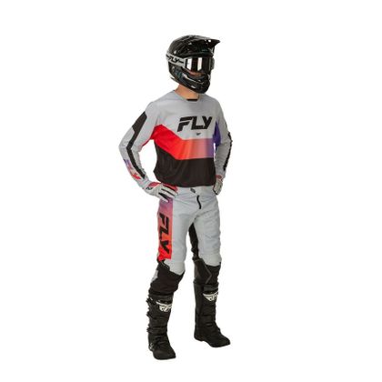 Fly KINETISCH 2026 Cross-Hose - Grau / Grau