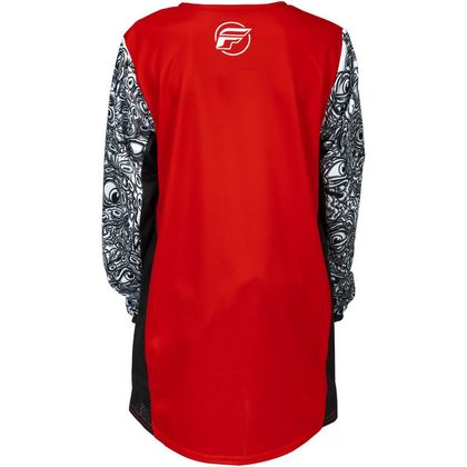 Maillot cross Fly KINETIC - MUTANT - ENFANT - Noir / Rouge