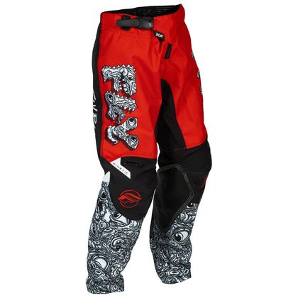 Pantalon cross Fly KINETIC - MUTANT - ENFANT - Noir / Rouge