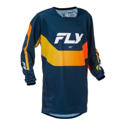 Maillot cross Fly KINETIC - ENFANT - Bleu Ref : FL1885 