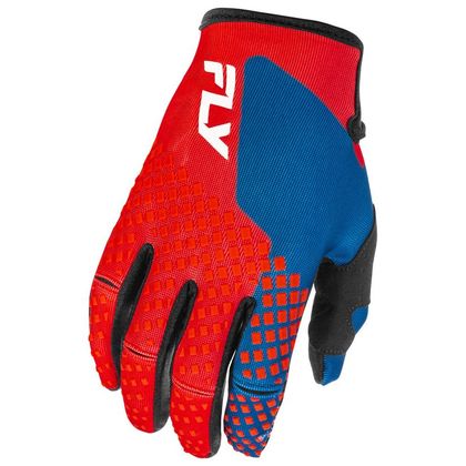 Gants cross Fly KINETIC - ENFANT - Noir / Rouge Ref : FL1907 