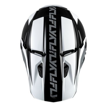 Casque cross Fly KINETIC CREST 2026 - Noir / Blanc