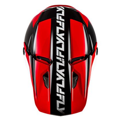 Fly KINETISCHER GIPFEL 2026 Cross-Helm - Schwarz / Rot