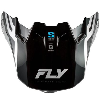 Visière TT Fly FORMULA S CARBON BYTE 2026 - Gris / Gris