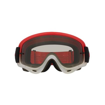 Masque cross Oakley O Frame MX Team Red Light Grey 2026 - Noir / Rouge