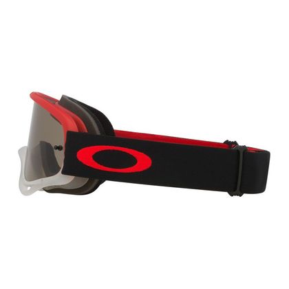 Masque cross Oakley O Frame MX Team Red Light Grey 2026 - Noir / Rouge