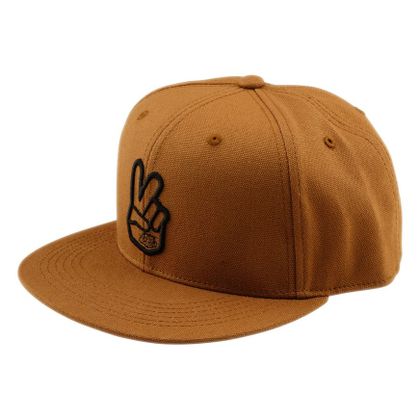 Casquette TroyLee design PEACE - Gris Ref : TRL1428 