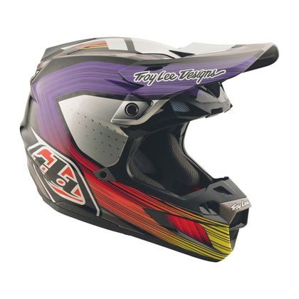 TroyLee design SE5 CARBON W/MIPS STRIPES 2026 Kruishelm - Zwart