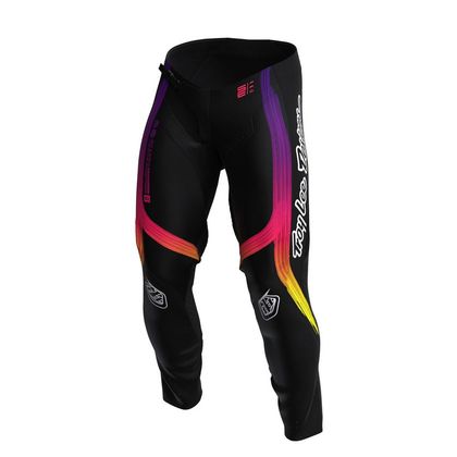 Pantalon cross TroyLee design SE PRO STRIPES 2026 - Noir / Multicolore Ref : TRL1069 