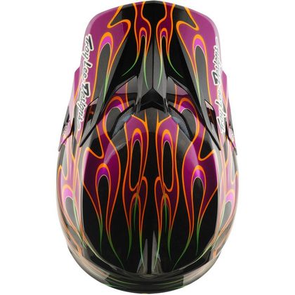 TroyLee design SE5 CARBON W/MIPS TORCHED 2026 Crosshelm - Zwart / Paars