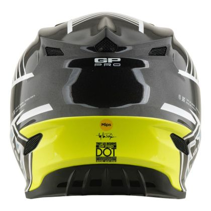 Casque cross TroyLee design GP PRO MIPS SEGMENT ENFANT - Gris