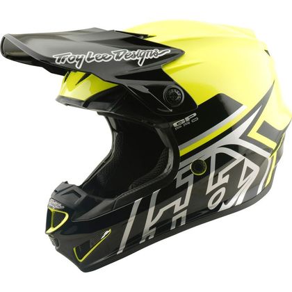 Casque cross TroyLee design GP PRO MIPS MONO ENFANT - Jaune Ref : TRL1281 