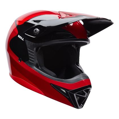 Casque cross Bell MX-10 MIPS WAVE 2026 - Noir / Rouge Ref : EL0767 