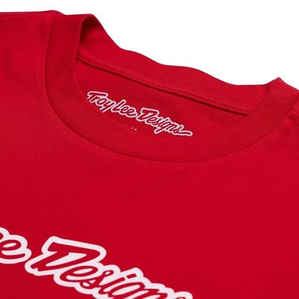 Tricou cu mâneci scurte TroyLee design SIGNATURE - Negru / Roșu