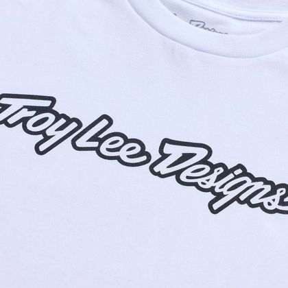 TroyLee design SIGNATURE Short-sleeved T-Shirt - White / Black