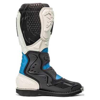 Bottes cross Sidi AGUEDA 2025 - Bleu / Beige