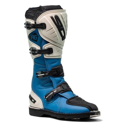 Bottes cross Sidi AGUEDA 2025 - Bleu / Beige Ref : SID0320 