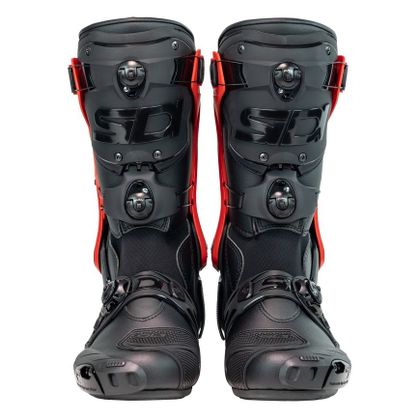 Bottes Sidi REX - Noir / Rouge