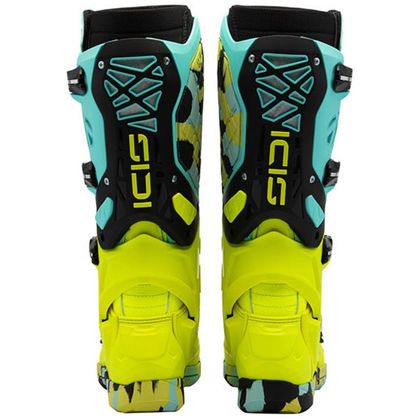 Bottes cross Sidi CROSSAIR X 2025 - Vert / Jaune