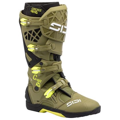 Bocanci cross Sidi CROSSAIR X 2026 - Verde / Portocalie