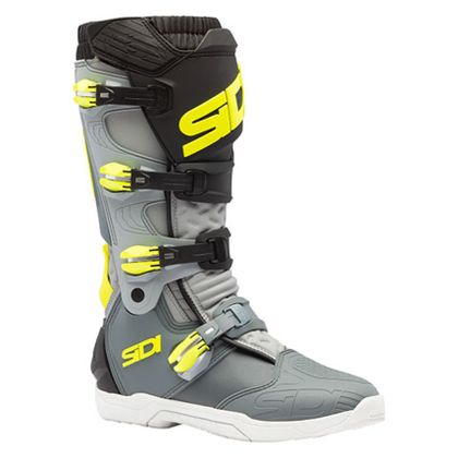 Bottes cross Sidi X POWER SC 2025 - Gris / Jaune Ref : SID0318 