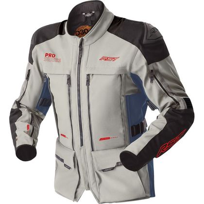 Blusão de Moto RST PRO SERIES ADVENTURE D3O® LADY - Cinza / Azul Ref.: RST0345 