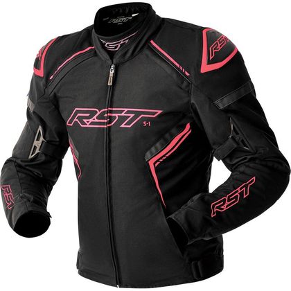Blouson Moto RST S1 D3O® LADY - Noir / Rose