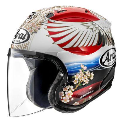 Arai SZ-R VAS EVO - TSUBASA Jethelm - Wit / Rood