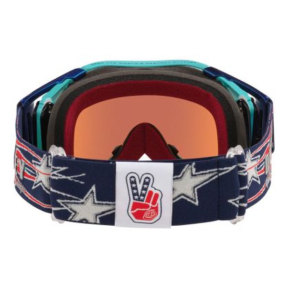 Oakley AIRBRAKE MX - TROYLEE DESIGN Crossbril - Blauw / Wit