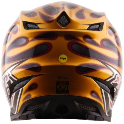 TroyLee design SE5 CARBON W/MIPS OVERSPRAY 2026 Cross-Helm - Schwarz / Gelb