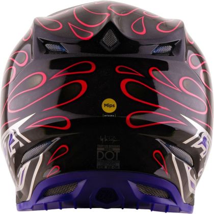Kask cross TroyLee design SE5 CARBON W/MIPS OVERSPRAY 2027 - Czarny / Fioletowy
