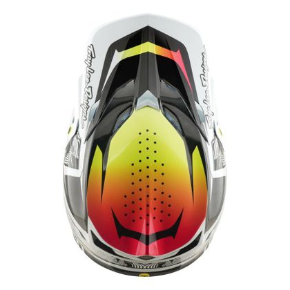 TroyLee design SE5 CARBON W/MIPS LINED UP 2026 Cross-Helm - Weiß