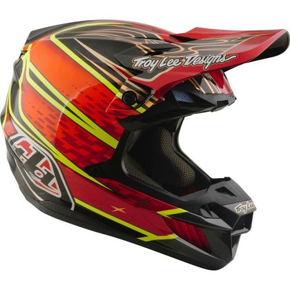 TroyLee design SE5 CARBON W/MIPS WINGS 2026 Cross-Helm - Schwarz / Rot