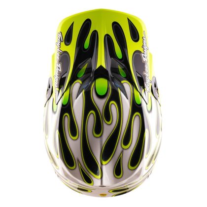 Kask cross TroyLee design SE5 COMPOSITE MIPS OVERSPRAY 2027 - Zielony / Żółty