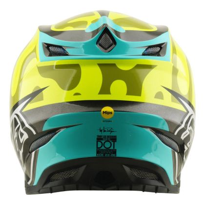 Casque cross TroyLee design SE5 COMPOSITE MIPS MYTH 2026 - Jaune