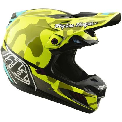 Casque cross TroyLee design SE5 COMPOSITE MIPS MYTH 2026 - Jaune
