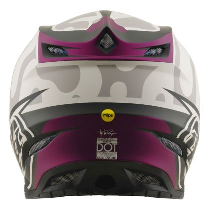 Casque cross TroyLee design SE5 COMPOSITE MIPS MYTH 2026 - Violet / Blanc