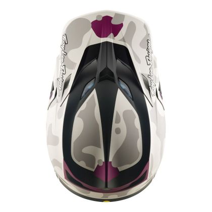 Casque cross TroyLee design SE5 COMPOSITE MIPS MYTH 2026 - Violet / Blanc
