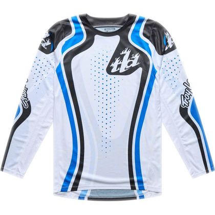 TroyLee design SE ULTRA ROLLER 2026 Cross-Trikot - Weiß / Blau Ref : TRL1294 