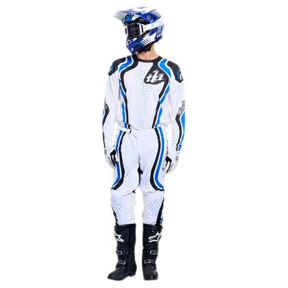 Pantalon cross TroyLee design SE ULTRA ROLLER 2026 - Blanc / Bleu